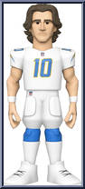 Justin Herbert (White Jersey) (Chargers) from Football - Vinyl Gold - 5" Scale manufactured by Funko [Loose]