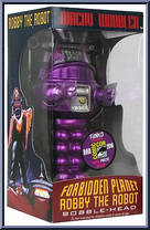 Robby the Robot (Purple) from Forbidden Planet - Wacky Wobblers manufactured by Funko [Front]