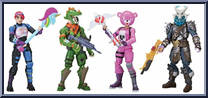 Squad Mode (Rex / Cuddle Team Leader / Brite Bomber / Ragnarok) from Fortnite - Squad Modes manufactured by Jazwares [Loose]