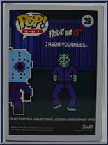 Jason Voorhees (Aqua Mask) (8-Bit) from Friday the 13th - Pop! Vinyl Figures manufactured by Funko [Back]
