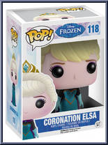 Coronation Elsa from Frozen - Pop! Vinyl Figures manufactured by Funko [Front]