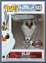 Olaf (Diamond) from Frozen - Frozen II Pop! manufactured by Funko [Front]