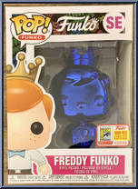 Freddy Funko (Blue Chrome) from Funko - Pop! Vinyl Figures manufactured by Funko [Front]