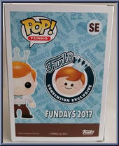 Freddy Funko (Blue Ranger) from Funko - Pop! Vinyl Figures manufactured by Funko [Back]
