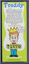 Freddy Funko (Brown Hair / Cameron's Collectibles) from Funko - Wacky Wobblers manufactured by Funko [Back]