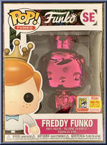 Freddy Funko (Hot Pink Chrome) from Funko - Pop! Vinyl Figures manufactured by Funko [Front]