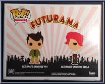 Alternate Universe Fry and Leela from Futurama - Pop! Vinyl Figures manufactured by Funko [Back]