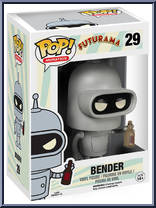 Bender from Futurama - Pop! Vinyl Figures manufactured by Funko [Front]