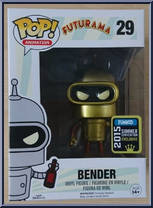 Gold Bender from Futurama - Pop! Vinyl Figures manufactured by Funko [Front]
