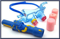 Ecto Popper & Ecto Goggles from Ghostbusters - The Real - Super Fright Features manufactured by Kenner [Loose]