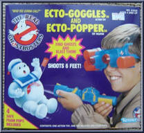Ecto Popper & Ecto Goggles from Ghostbusters - The Real - Super Fright Features manufactured by Kenner [Front]
