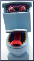 Fearsome Flush from Ghostbusters - The Real - Super Fright Features manufactured by Kenner [Loose]