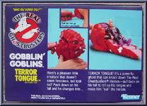 Terror Tongue from Ghostbusters - The Real - Gobblin Goblins manufactured by Kenner [Back]