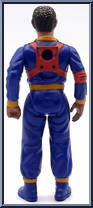 Winston Zeddmore (Splitting Ghost) from Ghostbusters - The Real - Power Pack Heroes manufactured by Kenner [Loose]