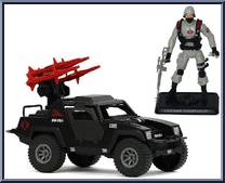 Cobra Stinger (with Cobra Stinger Driver) from G.I. Joe - 25th Anniversary - Vehicle Sets manufactured by Hasbro [Loose]