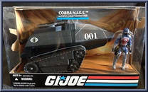 Cobra HISS Tank (Black) / Cobra HISS Commander Action Figure