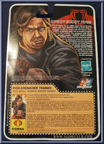 Iron Grenadier Trainer from G.I. Joe - 25th Anniversary - Exclusives manufactured by Hasbro [Back]