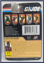Sand Viper from G.I. Joe - 25th Anniversary - Dollar General manufactured by Hasbro [Back]