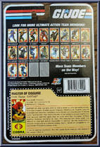 Zartan (Swamp) (v1) from G.I. Joe - 25th Anniversary - Wave 11 manufactured by Hasbro [Back]