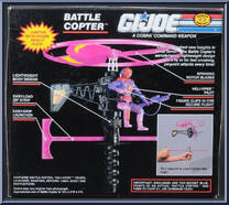Battle Copter (with Heli-Viper) from G.I. Joe - Classic Collection - Series 11 - Accessories manufactured by Hasbro [Back]