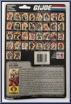 Big Boa from G.I. Joe - Classic Collection - Series  6 manufactured by Hasbro [Back]