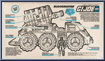 Blockbuster from G.I. Joe - Classic Collection - Series 13 - Battle Corps manufactured by Hasbro [Back]