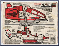 Dreadnok Air Assault from G.I. Joe - Classic Collection - Series  5 - Accessories manufactured by Hasbro [Back]