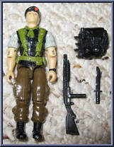 Sneak Peek / Lt. Falcon from G.I. Joe - Classic Collection - Night Force manufactured by Hasbro [Loose]