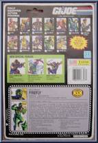 Firefly from G.I. Joe - Classic Collection - Series 11 manufactured by Hasbro [Back]