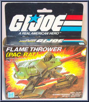 PAC/RAT Flamethrower from G.I. Joe - Classic Collection - Series  2 - Accessories manufactured by Hasbro [Front]