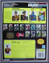 General Hawk from G.I. Joe - Classic Collection - Series 10 - Talking Battle Commanders manufactured by Hasbro [Back]