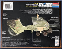 L.C.V. Recon Sled from G.I. Joe - Classic Collection - Series  5 - Accessories manufactured by Hasbro [Back]