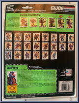 Lampreys from G.I. Joe - Classic Collection - Sonic Fighters manufactured by Hasbro [Back]