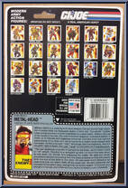 Metal-Head from G.I. Joe - Classic Collection - Series  9 manufactured by Hasbro [Back]