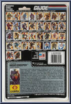 Night-Creeper from G.I. Joe - Classic Collection - Series  9 manufactured by Hasbro [Back]