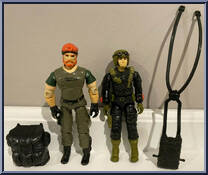 Outback / Crazylegs from G.I. Joe - Classic Collection - Night Force manufactured by Hasbro [Loose]