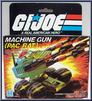 PAC/RAT Machine Gun from G.I. Joe - Classic Collection - Series  2 - Accessories manufactured by Hasbro [Front]