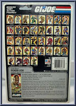 Roadblock from G.I. Joe - Classic Collection - Series  5 manufactured by Hasbro [Back]