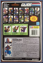 Roadblock from G.I. Joe - Classic Collection - Series 11 manufactured by Hasbro [Back]