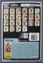 Rock-Viper from G.I. Joe - Classic Collection - Series  9 manufactured by Hasbro [Back]