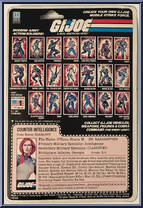 Scarlett  from G.I. Joe - Classic Collection - Series  1.5 manufactured by Hasbro [Back]