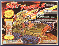 Sonic Boom Tank (with Guile) from G.I. Joe - Classic Collection - Series 12 - Street Fighter II manufactured by Hasbro [Front]