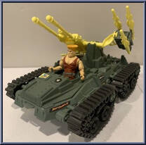 Sonic Boom Tank (with Guile) from G.I. Joe - Classic Collection - Series 12 - Street Fighter II manufactured by Hasbro [Loose]