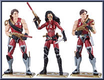 Crimson Strike Team from G.I. Joe - Classified - Exclusives manufactured by Hasbro [Loose]