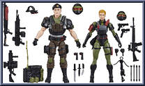 Vincent R. "Falcon" Falcone / Quarrel from G.I. Joe - Classified - Night Force manufactured by Hasbro [Loose]