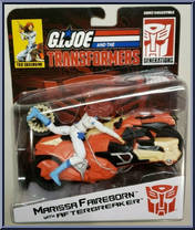 Marissa Faireborn (with Afterbreaker) (Transformers) from G.I. Joe - Collector's Club - 2015 Series manufactured by Hasbro [Front]