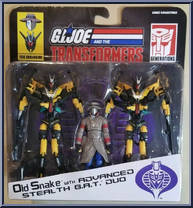 Old Snake with Advanced Stealth B.A.T. Duo from G.I. Joe - Collector's Club - 2015 Series manufactured by Hasbro [Front]