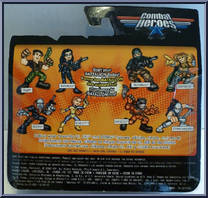 Destro / Scarlett from G.I. Joe - Combat Heroes - Wave 2 manufactured by Hasbro [Back]