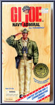 Navy Admiral (Black) from G.I. Joe - Commemorative Collection - Limited Edition WW II manufactured by Hasbro [Front]
