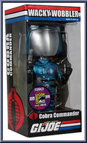 Cobra Commander (Metallic) from G.I. Joe - Wacky Wobblers manufactured by Funko [Front]